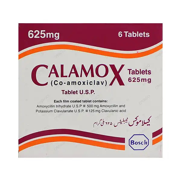 Calamox Tablets 625mg (1 Box = 1 Strip)