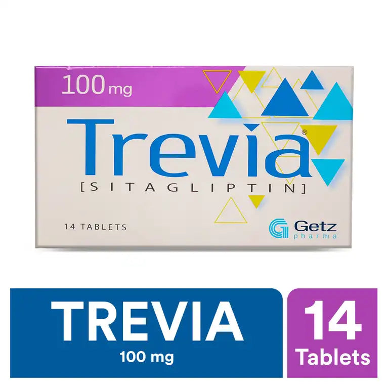 Trevia Tablets 100mg (1 Strip = 7 Tablets)