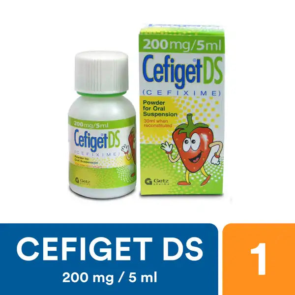 Cefiget DS 30ml Suspension 200mg/5ml