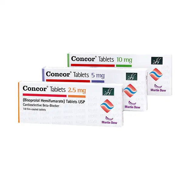 Concor Tablets 10mg (1 Box = 1 Strip)(1 Strip = 14 Tablets)