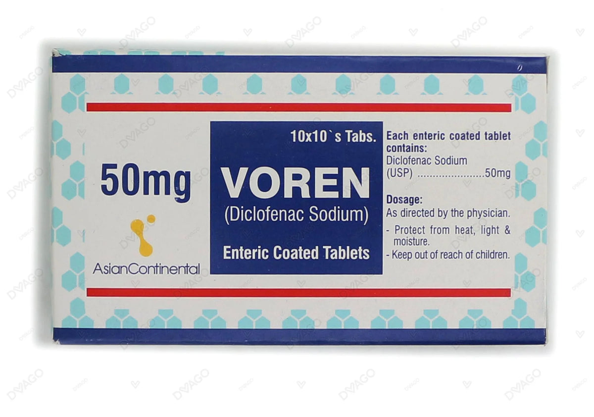 Voren Tablets 50mg (1 Strip = 10 Tablets)