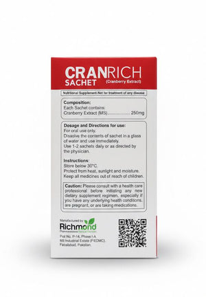 CranRich C Sachet – Cranberry Extract & Vitamin C