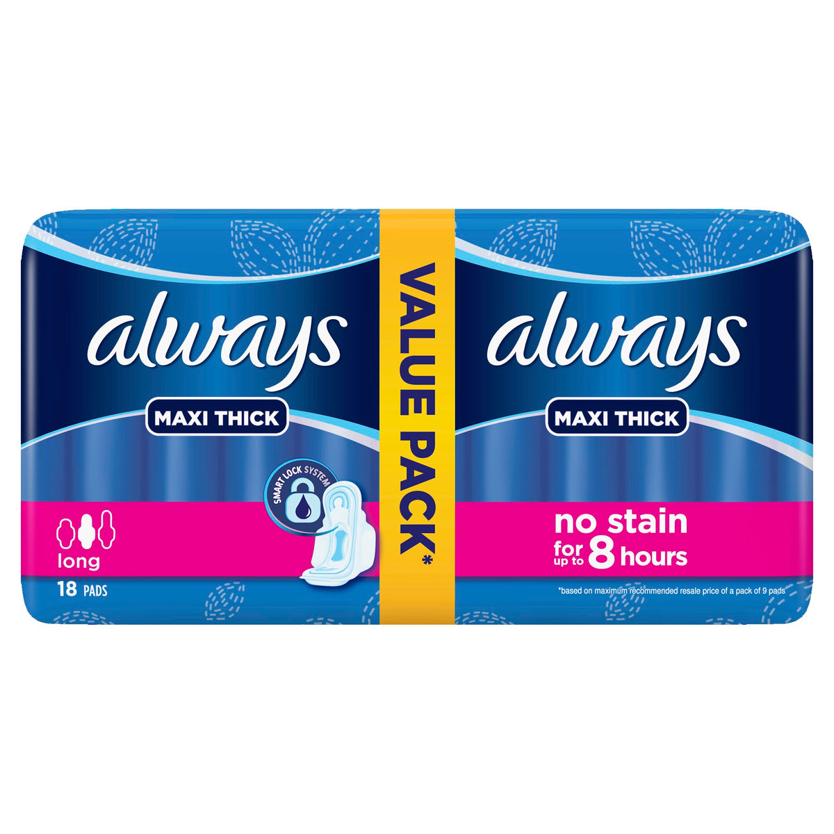 Always Maxi Thick Long 18 Pads sanitary napkins