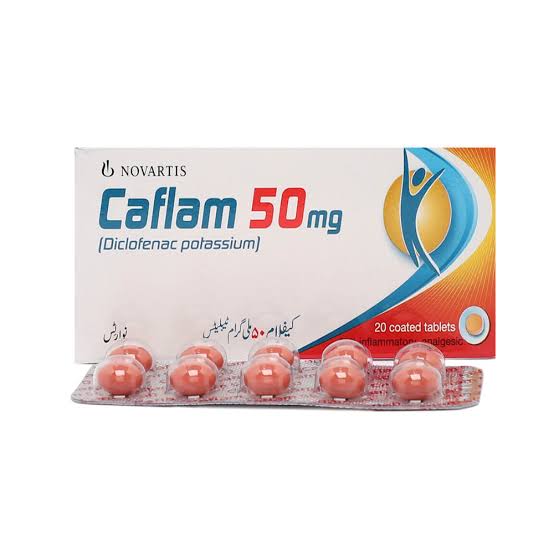 Caflam Tablets 50mg (1 Strip = 10 Tablets)