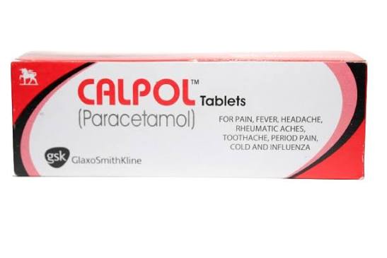Calpol Tablets 500mg (1 Strip = 10 Tablets)