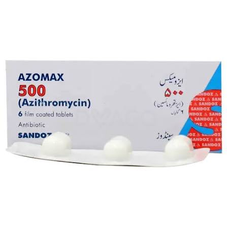 Azomax 500 Capsules 500mg (1 Box = 2 Strips)