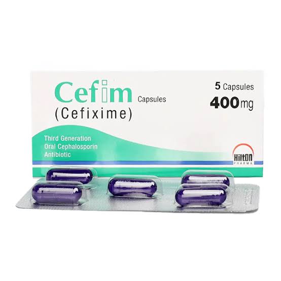 Cefim Capsules 400mg (1 Box = 1 Strip)(1 Strip = 5 Capsules)