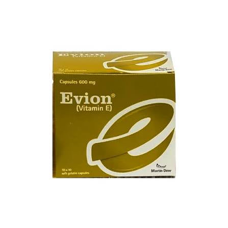 Evion Capsules 600mg (1 Strip = 10 Capsules)