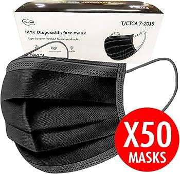 Face Mask  Meltblown Black