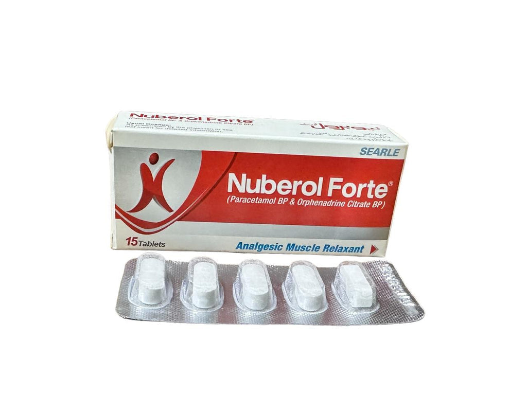 Nuberol Forte Tablets 650mg/50mg (1 Strip = 5 Tablets)