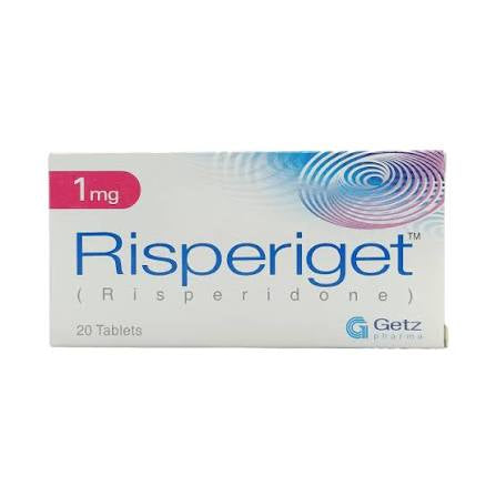 Risperiget Tablets 1mg (1 Strip = 10 Tablets)