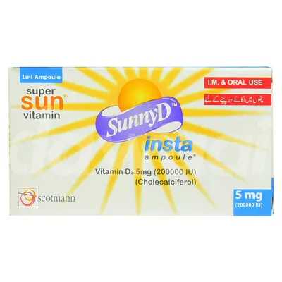 Sunny D Insta 200,000Iu Injection 5mg (1 Box = 1 Injection)