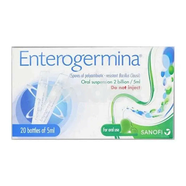 Enterogermina Oral Suspension 20ampx5ml suspension 20 Bottle x 5ml