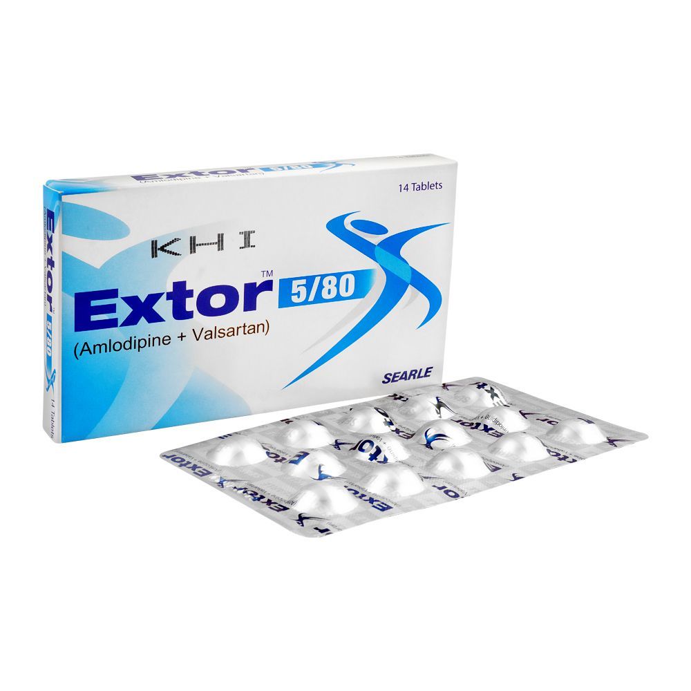 Extor 5mg/80mg 14 Tablets