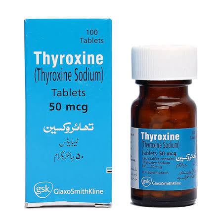 Thyroxine 50mcg 100 Tablets