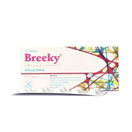 Breeky (Misoprostol) 200mcg, 10 Ct - Sami Pharma