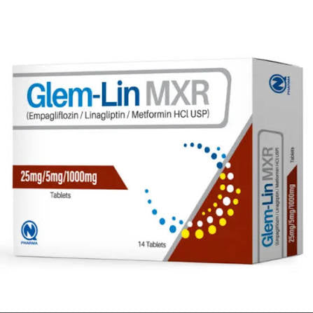Glem Lin 25mg/5mg Tablets – Dual Action Control For Type 2 Diabetes