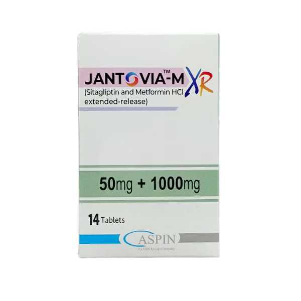 Jantovia-M XR Tablets 50/1000mg (1 Bottle = 14 Tablets)