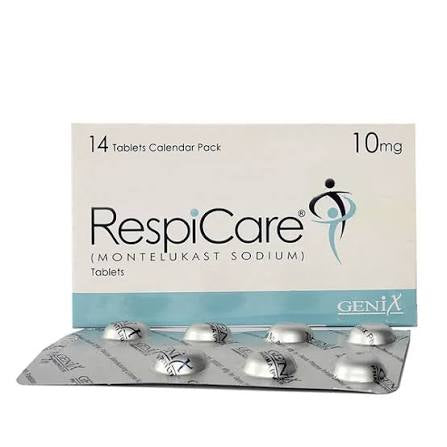Respicare Tablets 10mg (1 Box = 2 Strips) (1 Strip = 7 Tablets)