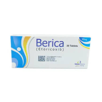 Berica Tablets 60mg (1 Box = 3 Strips) (1 Strip = 10 Tablets)
