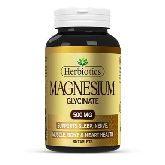 Herbiotics Magnesium Glycinate Tablets 500mg