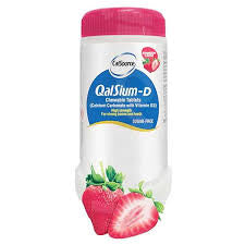 Qalsium-D Strawberry Flavour Tablets