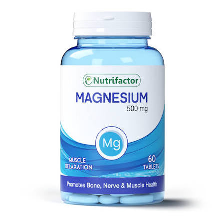 Nutrifactor Magnizen Tablets 500mg (1 Bottle = 60 Tablets)