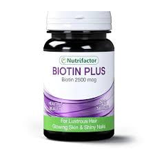 Nutrifactor Biotin Plus Tablets 2500mcg (1 Bottle = 30 Tablets)