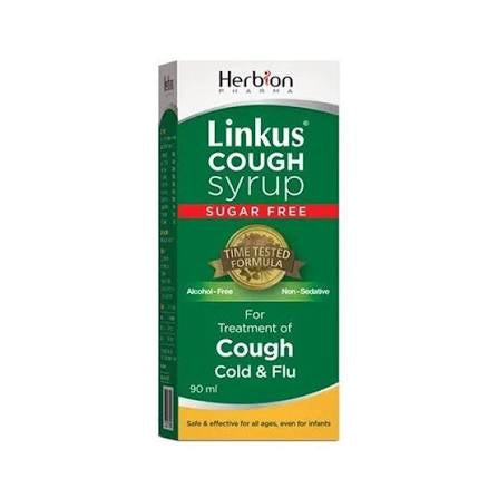 Linkus Cough Syrup Sugar Free 90ml