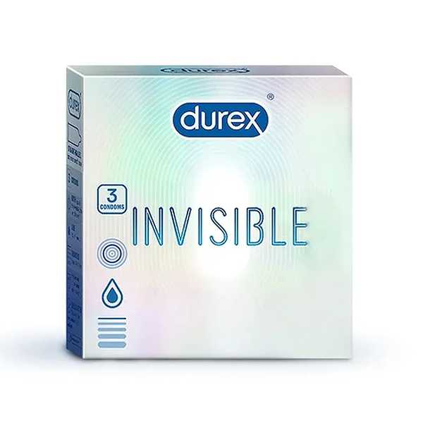 Durex Invisible Condoms Pack of 3
