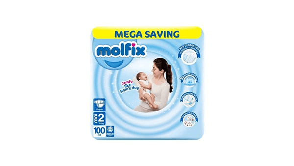 Molfix Baby Diapers CC UV Mega Pack size Mini 100Pcs