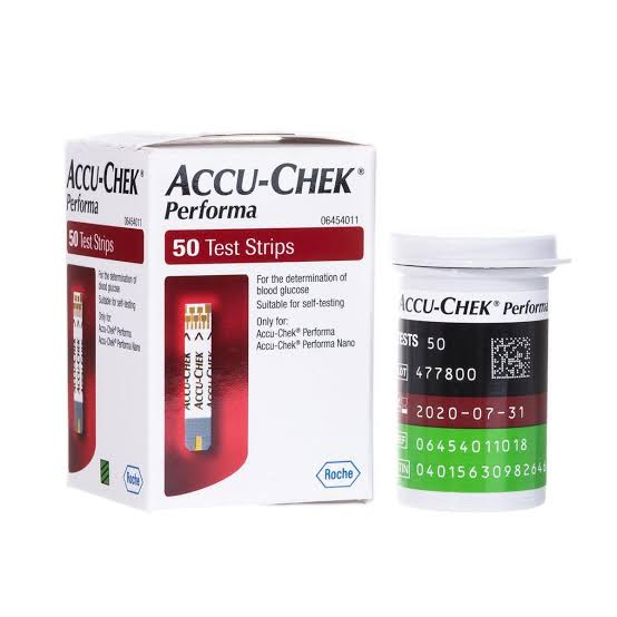 Accu-Chek Performa Gluco Strips (Box = 50 Strips)