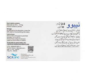 Nibovo Tablets 2.5mg (1 Box = 3 Strips) (1 Strip = 10 Tablets)