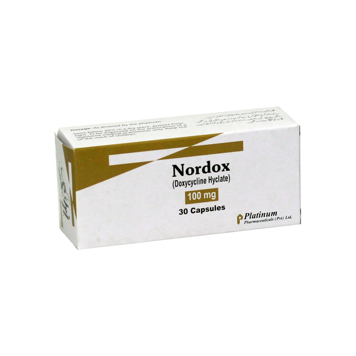 Nordox Capsules 100mg (1 Strip = 10 Capsules)