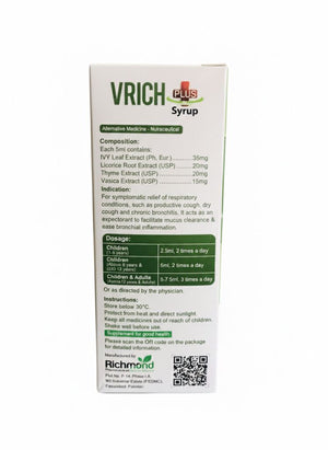 VRICH PLUS SYRUP          120ML