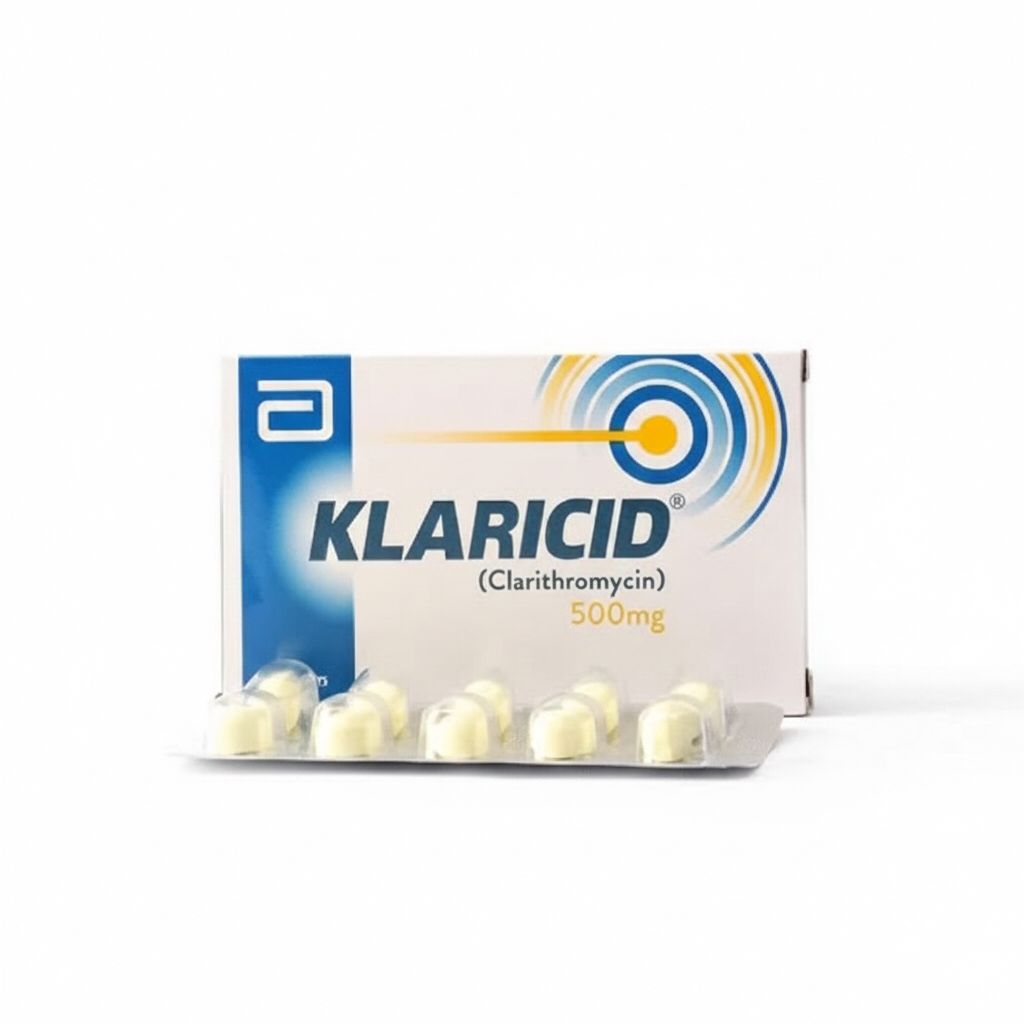 Klaricid Tablets 500mg (1 Box = 1 Strip)