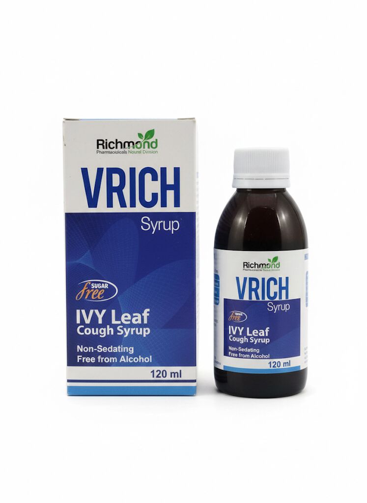 VRICH IVY Leaf Cough Syrup – 120ml