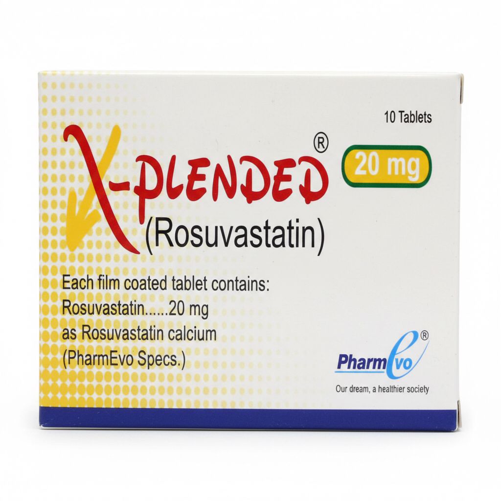 X-Plended Tablets 20mg (1 Box = 1 Strip)(1 Strip = 10 Tablets) Specification