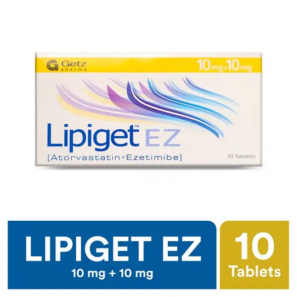 LIPIGET EZ ( 10MG + 10MG ) 10 TABLET