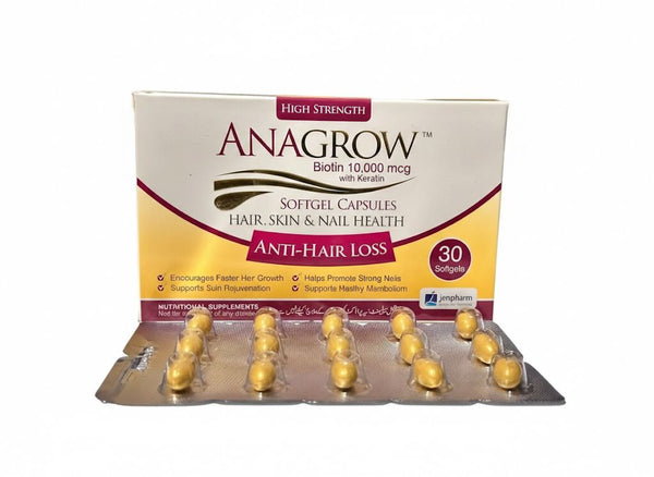Anagrow Soft Gel Capsules (1 Box = 2 Strips) (1 Strip = 15 Capsules)