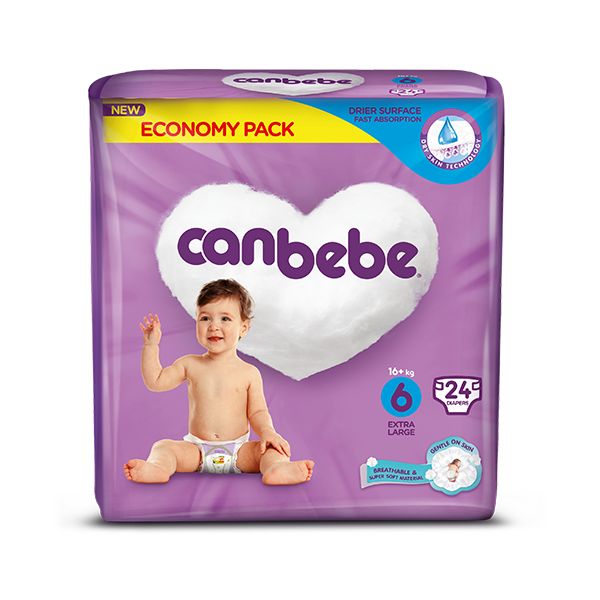 Canbebe Baby Diapers (ECONOMY PACK)