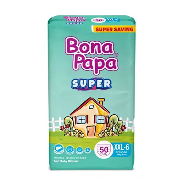 Bona Papa Baby Diapers Super Junior XXL size 6 50Pcs