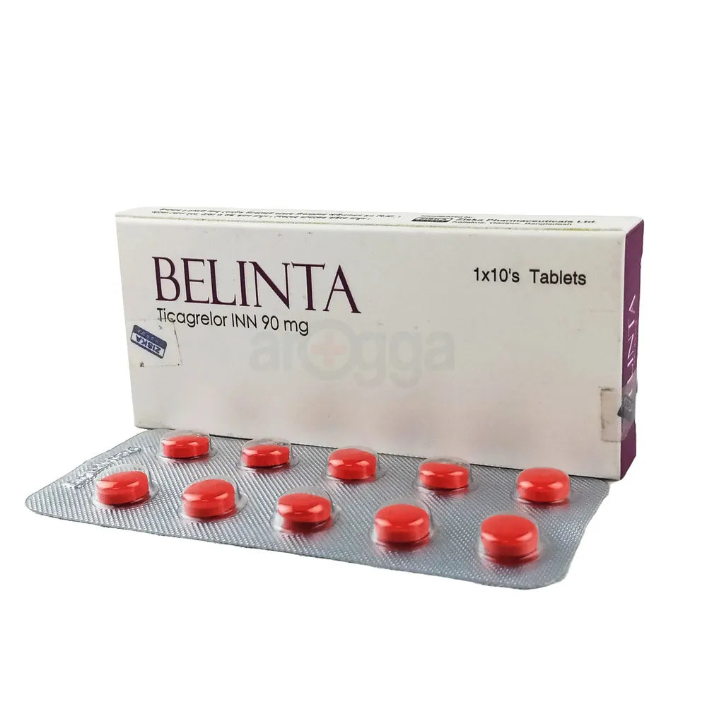 Bilinta Tablets 90mg (1 Box = 2 Strips) (1 Strip = 10 Tablets)